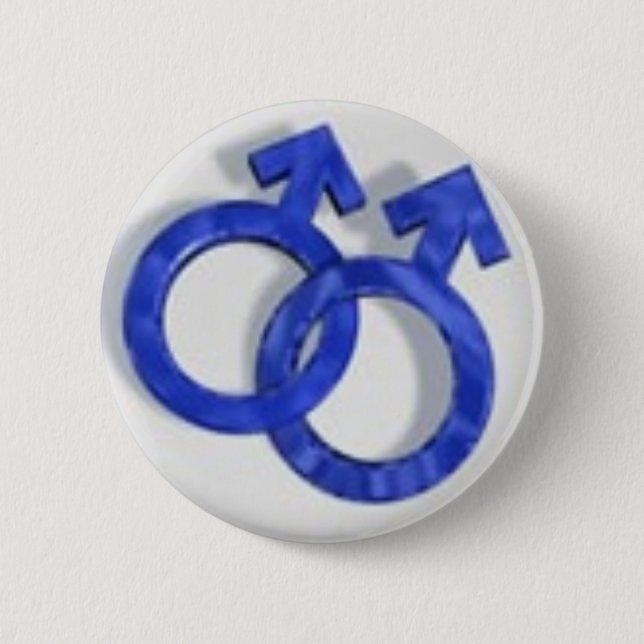 Homosexuellsymbol Button (Vorderseite)