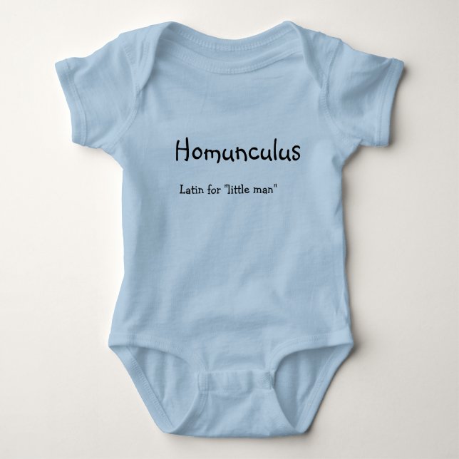 Homunculus Baby Strampler (Vorderseite)