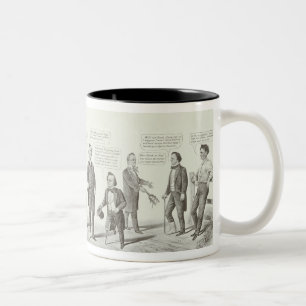 Hon. Abraham Lincoln Zweifarbige Tasse