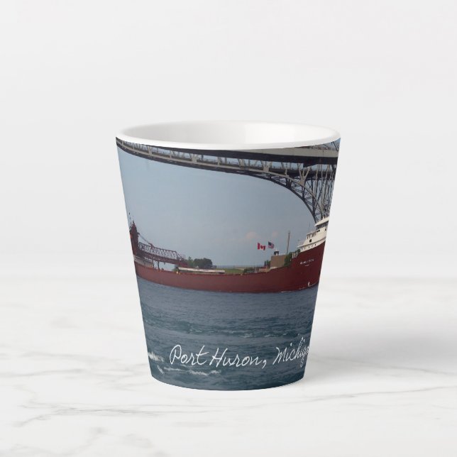 Hon James L. Oberstar Port Huron Latte Tasse (Vorderseite)