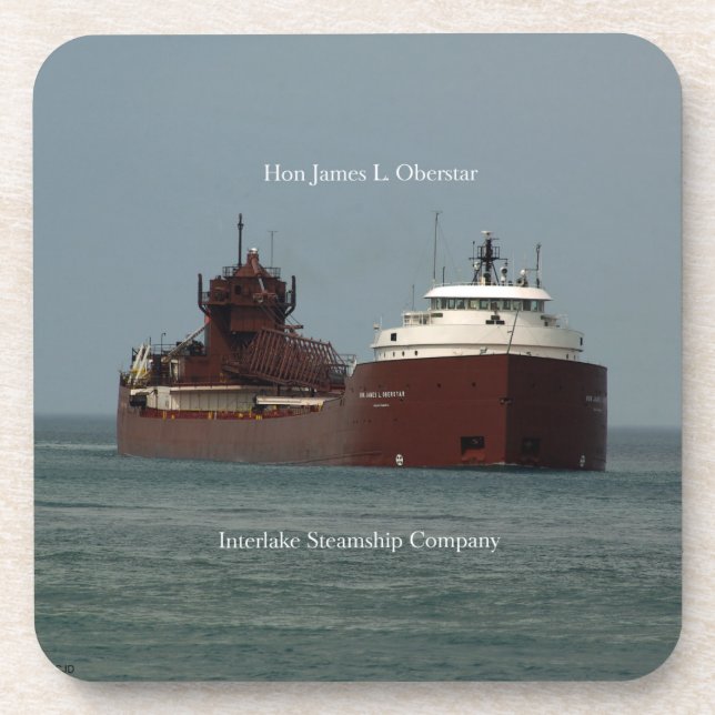 Hon James L. Oberstar Set von 6 plastischen Unters Untersetzer (Vorderseite)