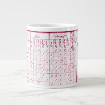 Hon. John Adams, 2. Präsident, 20oz. Tasse rötlich