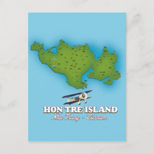 hon tre Island Vietnam Postkarte