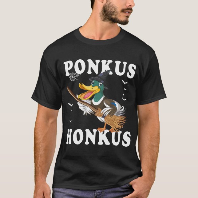 "Honcus Poncus Halloween Duck T - Shirt - Funny Ni (Vorderseite)