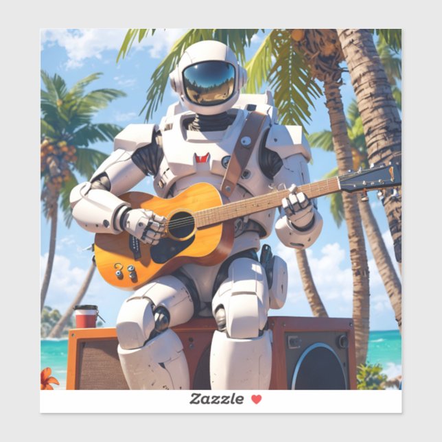 Honda asimo nasa robonaut automaton gui... aufkleber (Blatt)