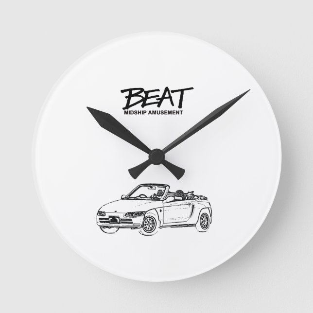 Honda Beat Kai-car Clock Runde Wanduhr (Vorderseite)