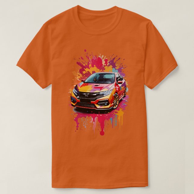 Honda Civic T-Shirt (Design vorne)