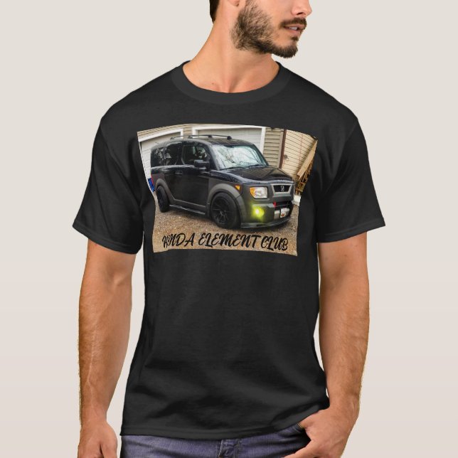 HONDA ELEMENT CLUB Basic Dark T - Shirt (Vorderseite)