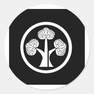 Honda mon, Japan Runder Aufkleber