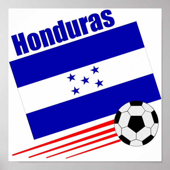 Honduran Soccer Team Poster (Vorne)