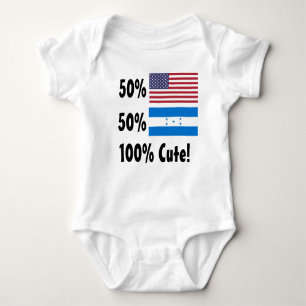 Honduraner 100% 50% Amerikaner-50% niedlich Baby Strampler