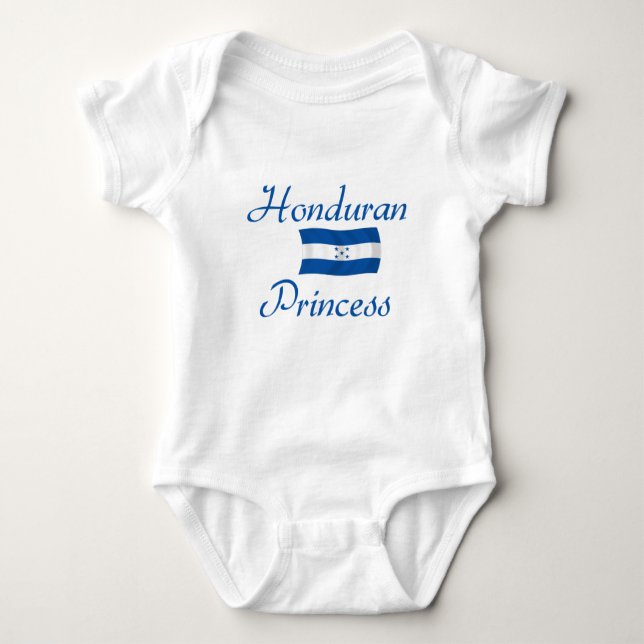 honduranische Prinzessin Baby Strampler (Vorderseite)