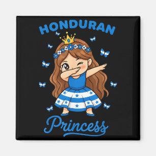Honduranische Prinzessin dabbing süßes Mädchen hon Magnet