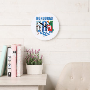 Honduras 504 Reloj de Pared Große Wanduhr