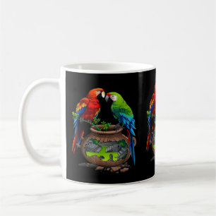 Honduras, Copan maya, loros Kaffeetasse