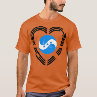 Honduras, das Herz der multinationalen Patriot-Fla T-Shirt