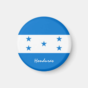Honduras Fahne & Amerika - Reise-/Sportfans Magnet