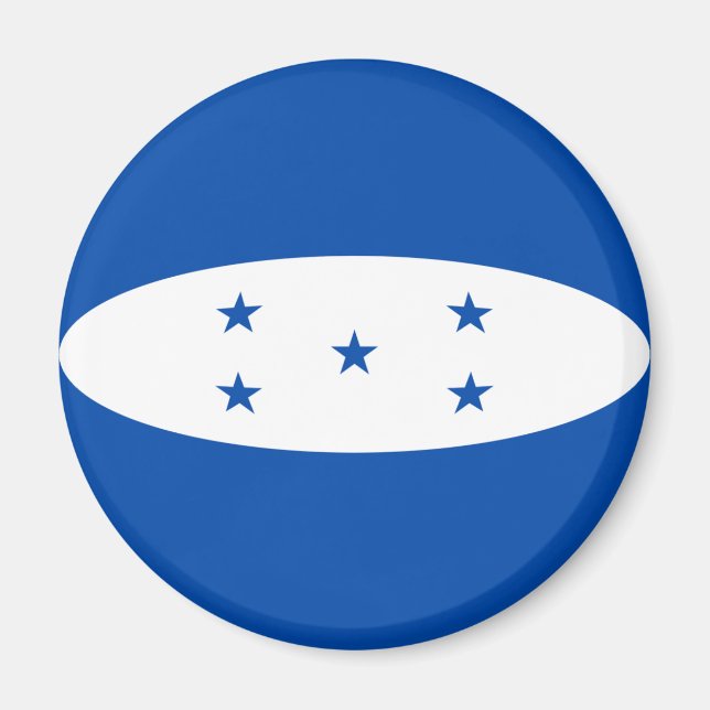 Honduras Fisheye Flag Magnet (Vorne)