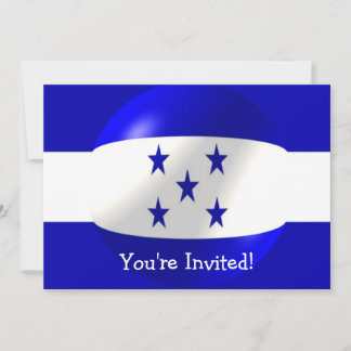 Honduras Flag Design Einladung