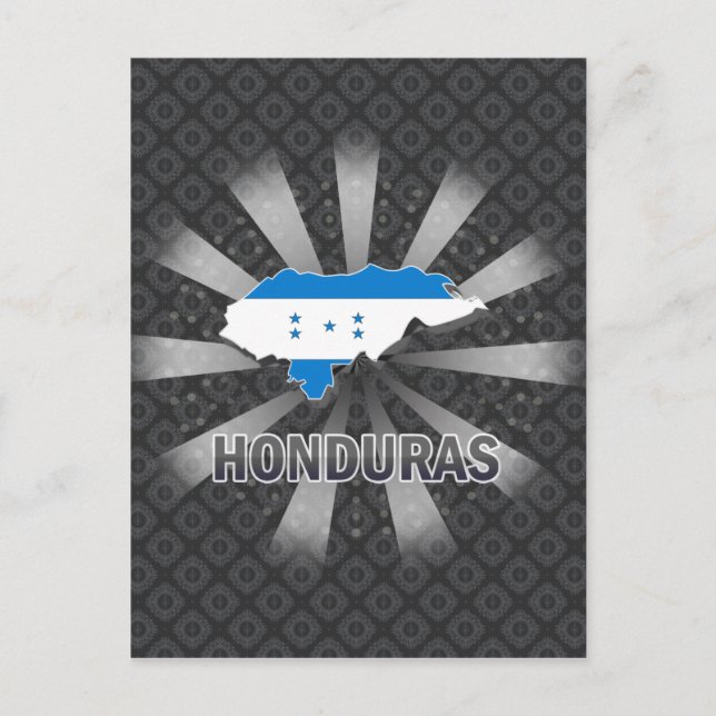Honduras Flag Karte 2.0 (Vorderseite)