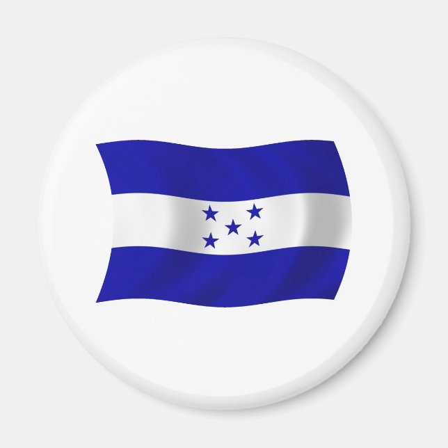 Honduras Flag Magnet (Vorne)