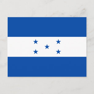 Honduras Flag Postcard Postkarte