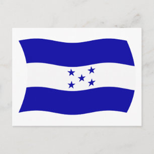 Honduras Flag Postkarte