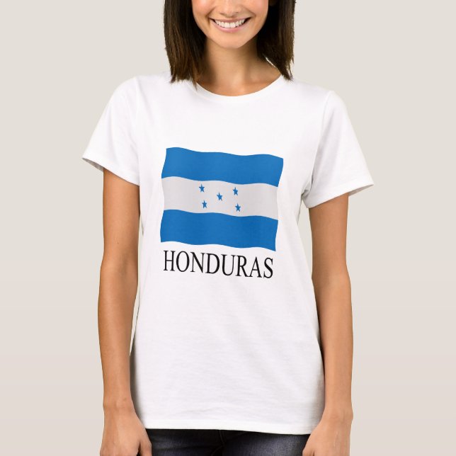 Honduras flag T-Shirt (Vorderseite)
