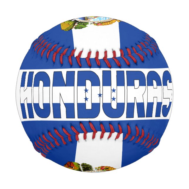 Honduras Flag und Coat of Arms Patriotic Baseball (Vorderseite)