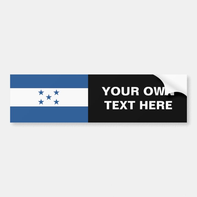 Honduras-Flagge Autoaufkleber (Vorne)