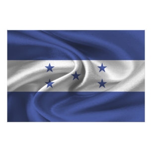 Honduras-Flagge Fotodruck