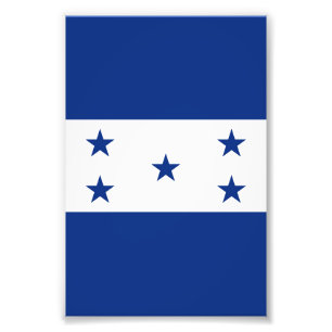 Honduras-Flagge Fotodruck