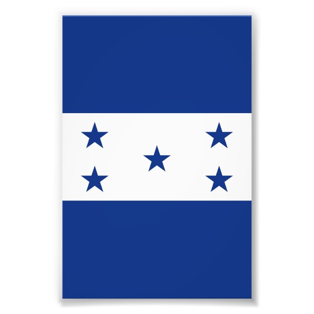 Honduras-Flagge Fotodruck (Vorne)