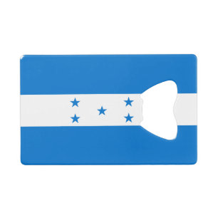 Honduras-Flagge Geldbeutel Flaschenöffner