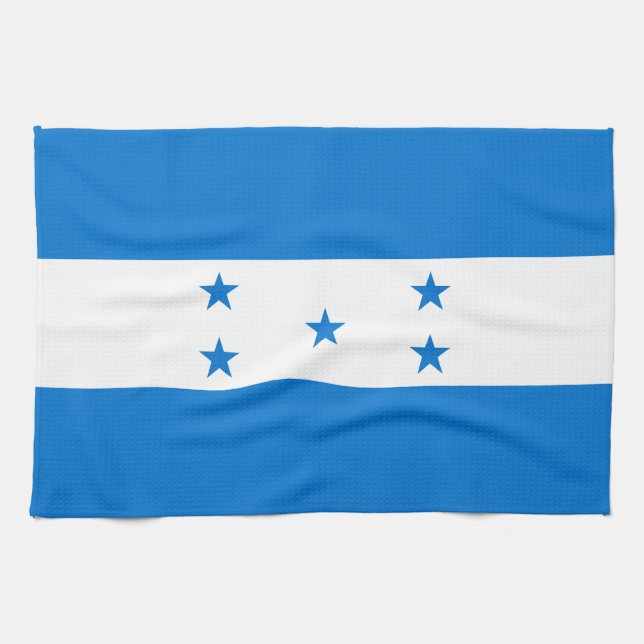 Honduras-Flagge Geschirrtuch (Horizontal)
