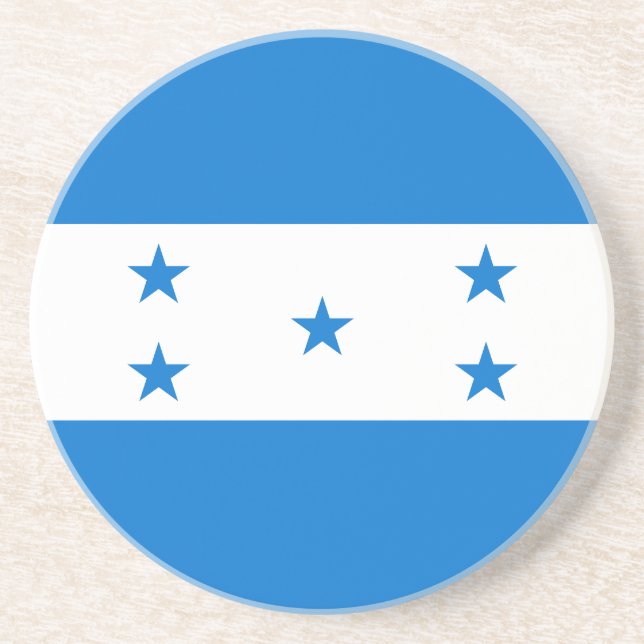 Honduras-Flagge Getränkeuntersetzer (Vorne)