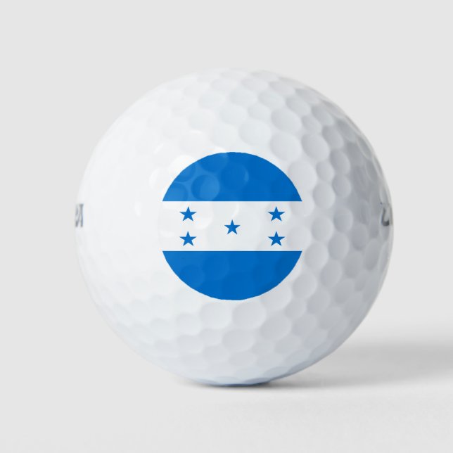 Honduras-Flagge Golfball (Vorderseite)