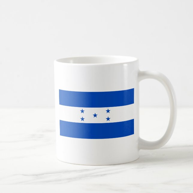 Honduras-Flagge Kaffeetasse (Rechts)