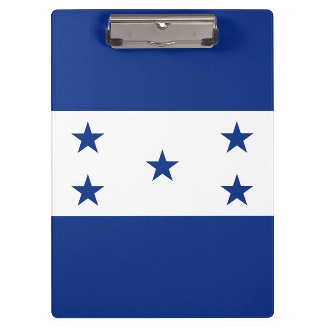 Honduras-Flagge Klemmbrett (Vorderseite)