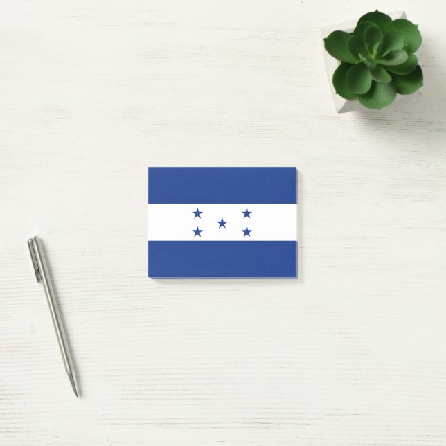 Honduras-Flagge Post-it Klebezettel (Büro)
