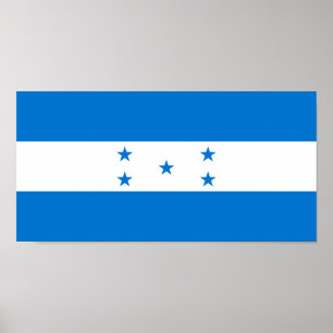 Honduras-Flagge Poster
