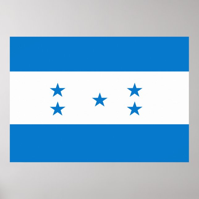 Honduras-Flagge Poster (Vorne)