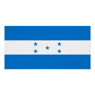 Honduras-Flagge Poster
