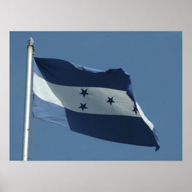 honduras Flagge Poster (Vorne)