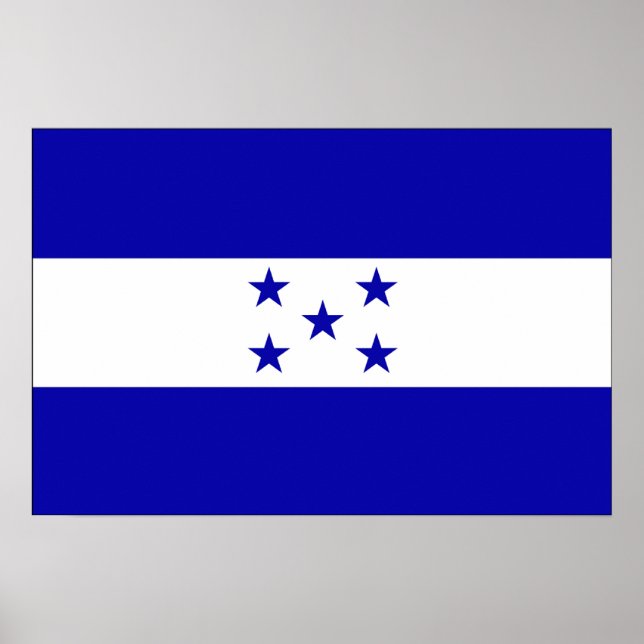 Honduras-Flagge Poster (Vorne)