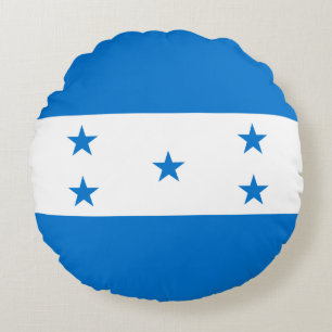 Honduras-Flagge Rundes Kissen