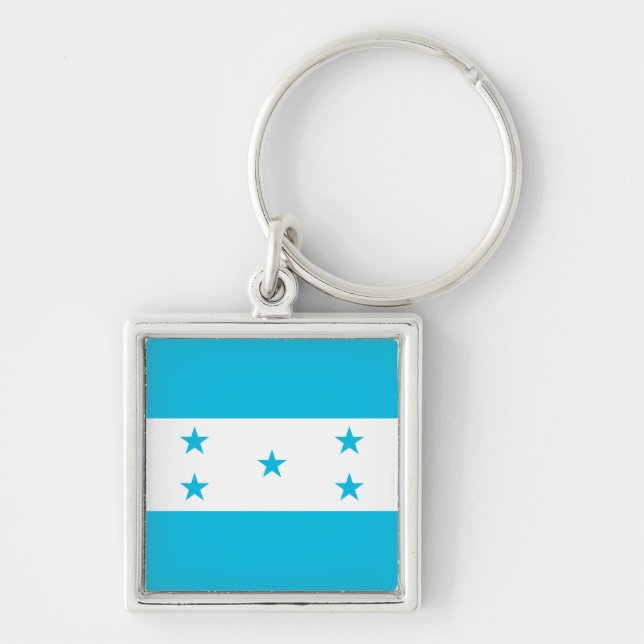 Honduras-Flagge Schlüsselanhänger (Vorne)