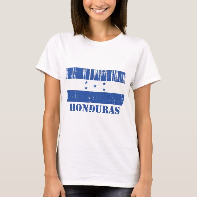 Honduras-Flagge T-Shirt (Vorderseite)