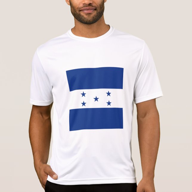 Honduras-Flagge T-Shirt (Vorderseite)