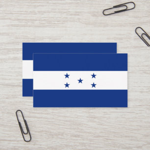 Honduras-Flagge Visitenkarte